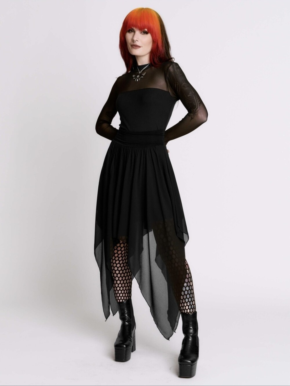 Midnight Hour Womens Dark Ballerina Skirt Black Size XS